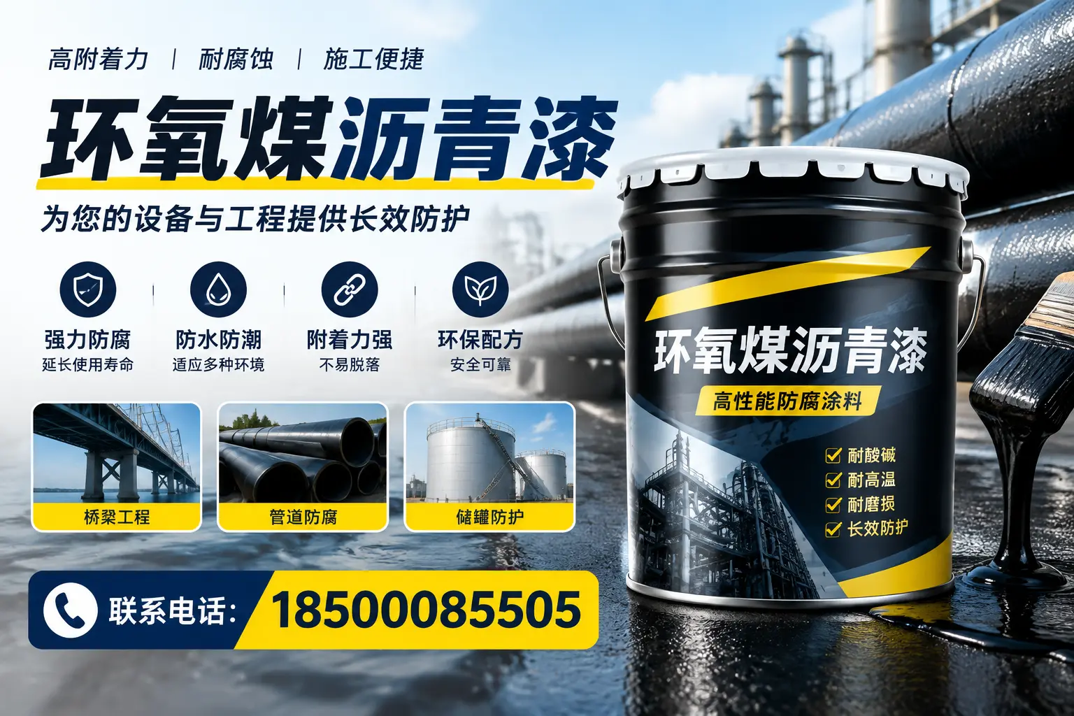 环氧煤沥青漆与其他涂料的对比分析，助力乌兰察布企业决策